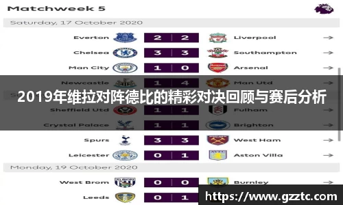 2019年维拉对阵德比的精彩对决回顾与赛后分析